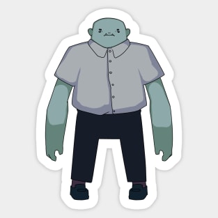 Cute office orc Sticker